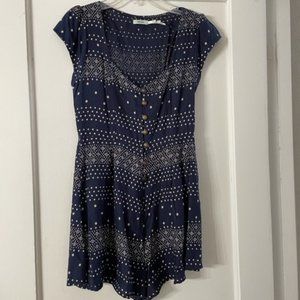 Patterned Floral Romper (XS)